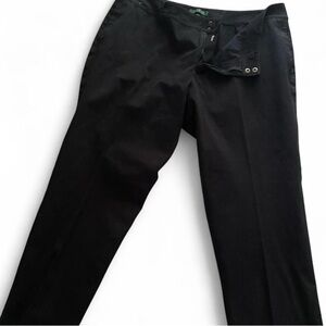 Ralph Lauren Black Straight Leg Pants